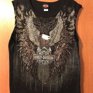 Harley Davidson sleeveless shirt